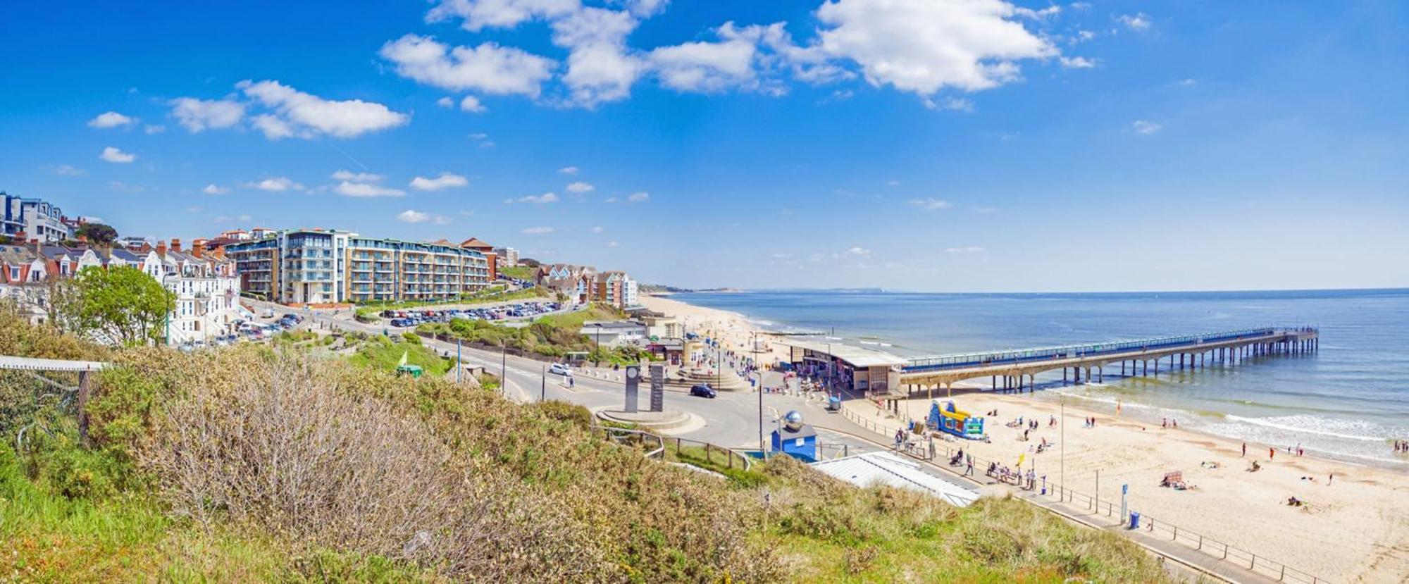Bournecoast - Clifftop Apartment With Garden -Fm827 본머스 외부 사진